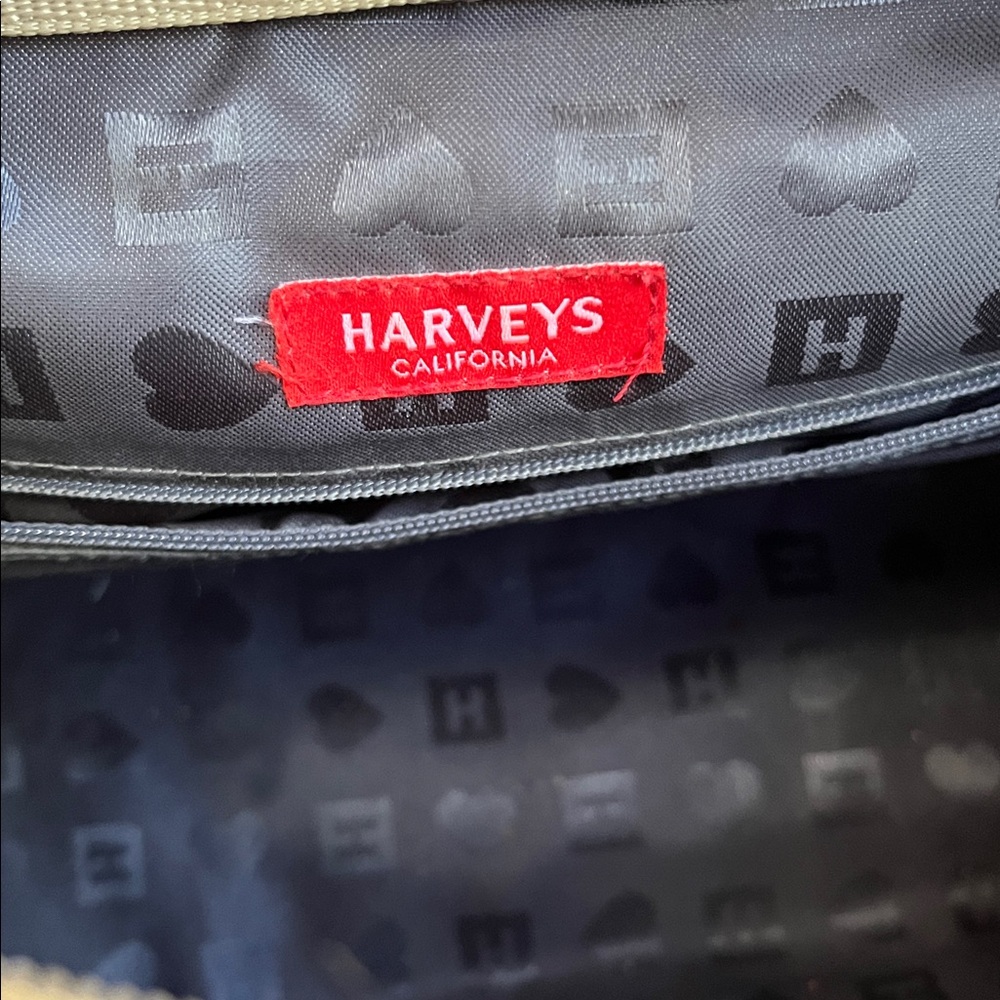 🤍🩶 Harvey's California Seatbelt Bag Grey Patchwork Ombre Large Satchel - Picture 10 of 15